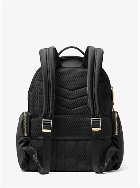 michael kors backpack large nylon|prescott large nylon gabardine backpack.